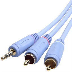 弗吉凯柏Cabos 3.5mm转RCA双莲花音频线 连接电脑与音响的理想选择